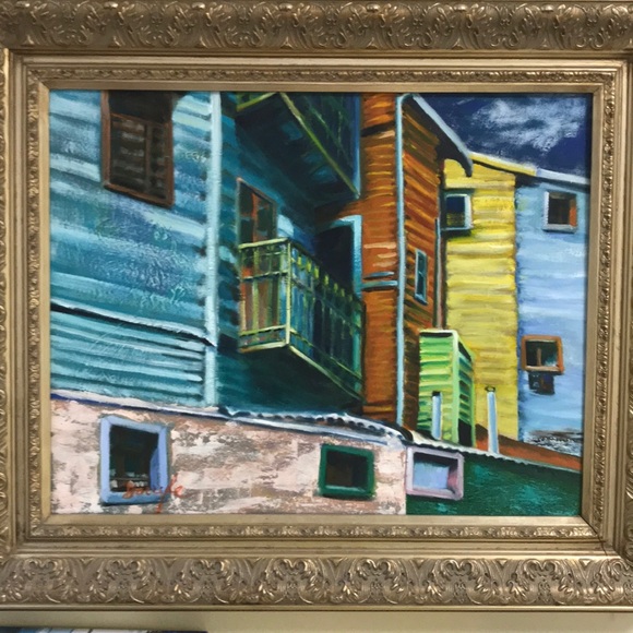 “La Boca” Original Oil Painting©️